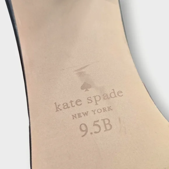 Kate Spade Pillow Sandal Women’s 9.5B Black Heeled Flats Quilted Slip On EU 40 - Picture 6 of 8